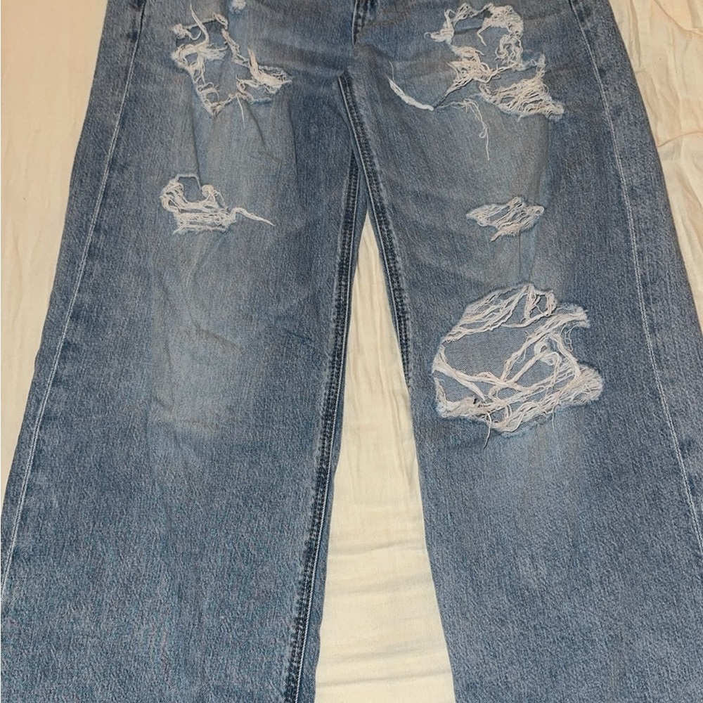 American Eagle Outfitters Light Blue Denim Shorts